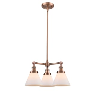 A thumbnail of the Innovations Lighting 207 Large Cone Antique Copper / Matte White Cased