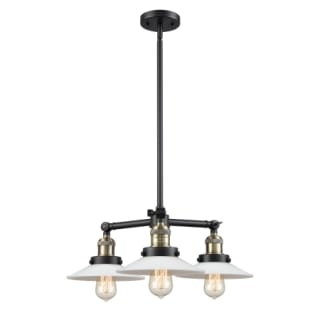 A thumbnail of the Innovations Lighting 207 Halophane Black Antique Brass / Matte White Halophane