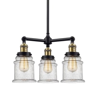 A thumbnail of the Innovations Lighting 207 Canton Black / Antique Brass / Seedy