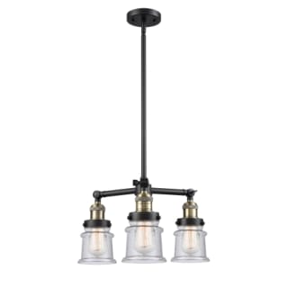 A thumbnail of the Innovations Lighting 207 Small Canton Black Antique Brass / Seedy