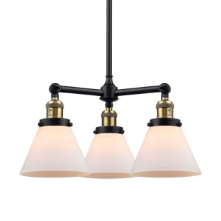 A thumbnail of the Innovations Lighting 207 Large Cone Black / Antique Brass / Matte White Cased