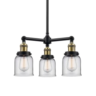 A thumbnail of the Innovations Lighting 207 Small Bell Black / Antique Brass / Clear