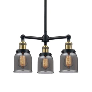 A thumbnail of the Innovations Lighting 207 Small Bell Black / Antique Brass / Plated Smoked