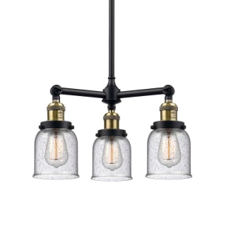 A thumbnail of the Innovations Lighting 207 Small Bell Black / Antique Brass / Seedy