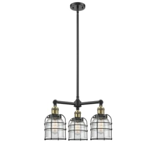 A thumbnail of the Innovations Lighting 207 Small Bell Cage Black Antique Brass / Seedy