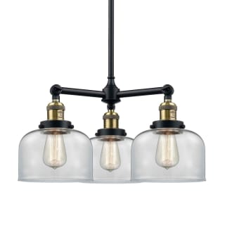 A thumbnail of the Innovations Lighting 207 Large Bell Black / Antique Brass / Clear
