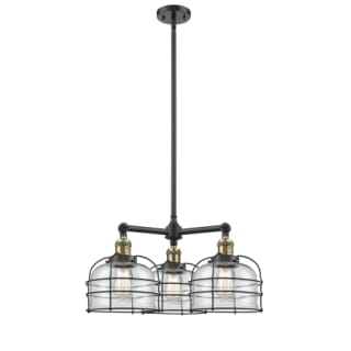 A thumbnail of the Innovations Lighting 207 Large Bell Cage Black Antique Brass / Clear