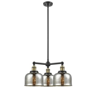 A thumbnail of the Innovations Lighting 207 Large Bell Black Antique Brass / Silver Plated Mercury