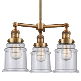 A thumbnail of the Innovations Lighting 207 Canton Brushed Brass / Seedy