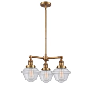 A thumbnail of the Innovations Lighting 207 Small Oxford Brushed Brass / Seedy