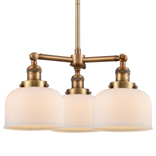 A thumbnail of the Innovations Lighting 207 Large Bell Brushed Brass / Matte White Cased