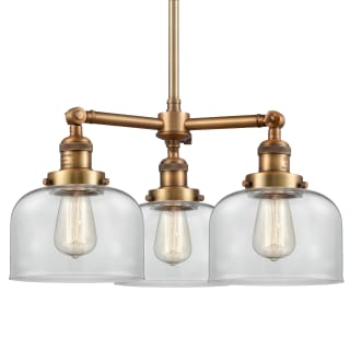 A thumbnail of the Innovations Lighting 207 Large Bell Brushed Brass / Clear