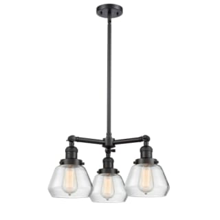 A thumbnail of the Innovations Lighting 207 Fulton Matte Black / Clear