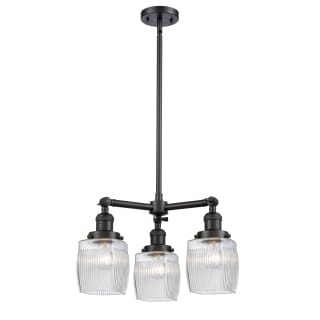 A thumbnail of the Innovations Lighting 207 Colton Matte Black / Clear Halophane