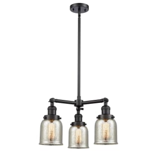 A thumbnail of the Innovations Lighting 207 Small Bell Matte Black / Silver Plated Mercury