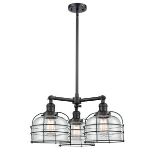 A thumbnail of the Innovations Lighting 207 Large Bell Cage Matte Black / Clear