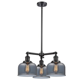 A thumbnail of the Innovations Lighting 207 Large Bell Matte Black / Plated Smoke