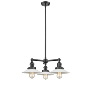 A thumbnail of the Innovations Lighting 207 Halophane Oil Rubbed Bronze / Matte White Halophane