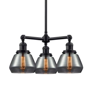 A thumbnail of the Innovations Lighting 207 Fulton Oil Rubbed Bronze / Plated Smoked