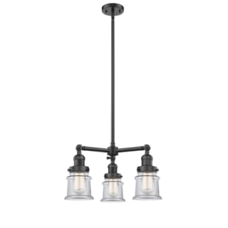 A thumbnail of the Innovations Lighting 207 Small Canton Oil Rubbed Bronze / Clear