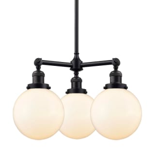 A thumbnail of the Innovations Lighting 207-8 Beacon Oil Rubbed Bronze / Matte White Cased