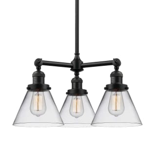 A thumbnail of the Innovations Lighting 207 Large Cone Oil Rubbed Bronze / Clear