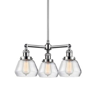 A thumbnail of the Innovations Lighting 207 Fulton Polished Chrome / Clear