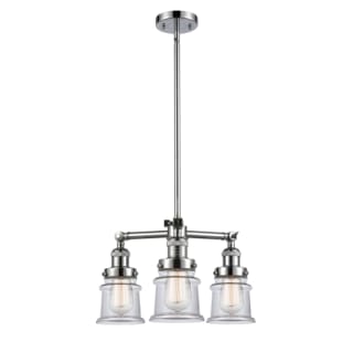 A thumbnail of the Innovations Lighting 207 Small Canton Polished Chrome / Clear