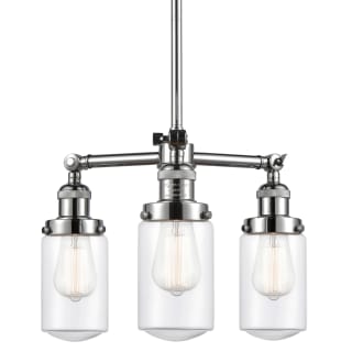 A thumbnail of the Innovations Lighting 207 Dover Polished Chrome / Clear
