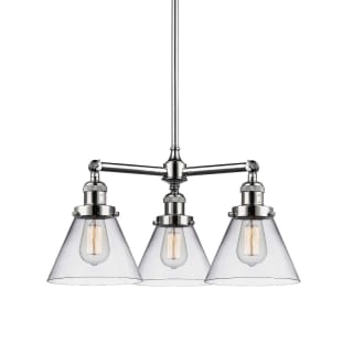 A thumbnail of the Innovations Lighting 207 Large Cone Polished Chrome / Clear