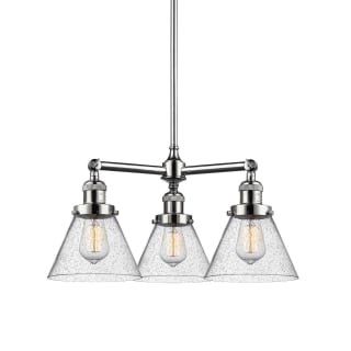 A thumbnail of the Innovations Lighting 207 Large Cone Polished Chrome / Seedy