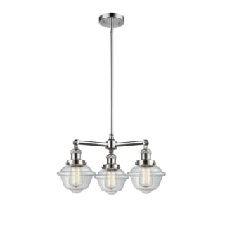 A thumbnail of the Innovations Lighting 207 Small Oxford Polished Chrome / Clear