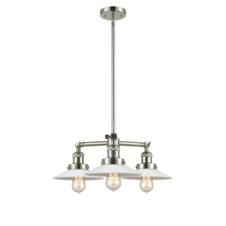 A thumbnail of the Innovations Lighting 207 Halophane Polished Nickel / Matte White Halophane