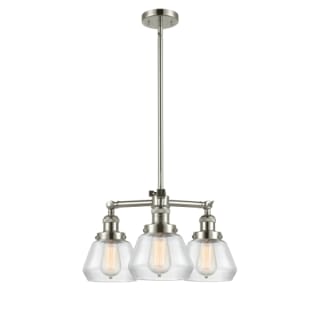 A thumbnail of the Innovations Lighting 207 Fulton Polished Nickel / Clear