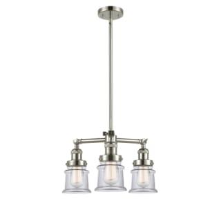 A thumbnail of the Innovations Lighting 207 Small Canton Polished Nickel / Clear