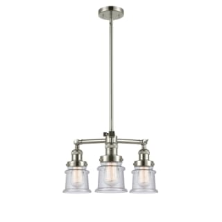 A thumbnail of the Innovations Lighting 207 Small Canton Polished Nickel / Seedy