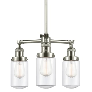 A thumbnail of the Innovations Lighting 207 Dover Polished Nickel / Clear