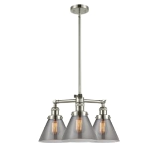 A thumbnail of the Innovations Lighting 207 Large Cone Polished Nickel / Plated Smoke