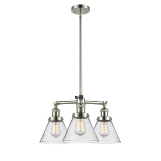 A thumbnail of the Innovations Lighting 207 Large Cone Polished Nickel / Seedy