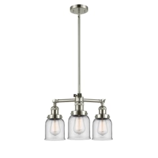 A thumbnail of the Innovations Lighting 207 Small Bell Polished Nickel / Clear
