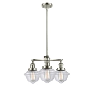 A thumbnail of the Innovations Lighting 207 Small Oxford Polished Nickel / Clear
