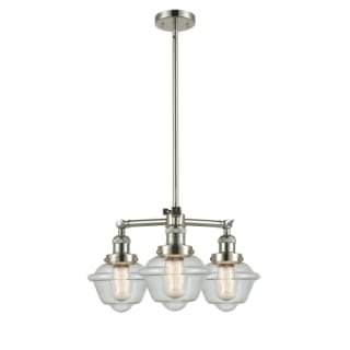 A thumbnail of the Innovations Lighting 207 Small Oxford Polished Nickel / Seedy