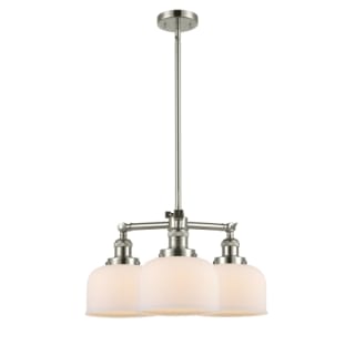 A thumbnail of the Innovations Lighting 207 Large Bell Polished Nickel / Matte White Cased