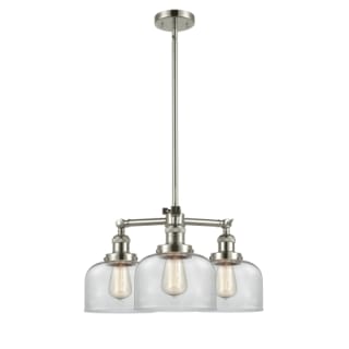 A thumbnail of the Innovations Lighting 207 Large Bell Polished Nickel / Clear