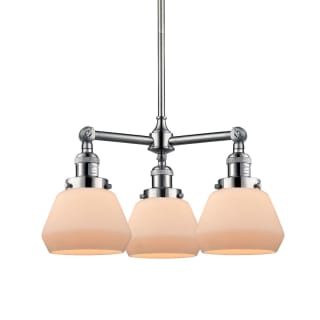 A thumbnail of the Innovations Lighting 207 Fulton Brushed Satin Nickel / Matte White Cased