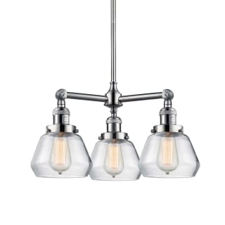 A thumbnail of the Innovations Lighting 207 Fulton Brushed Satin Nickel / Clear