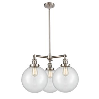 A thumbnail of the Innovations Lighting 207 X-Large Beacon Brushed Satin Nickel / Clear