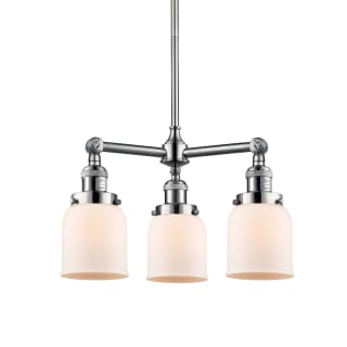 A thumbnail of the Innovations Lighting 207 Small Bell Brushed Satin Nickel / Matte White Cased