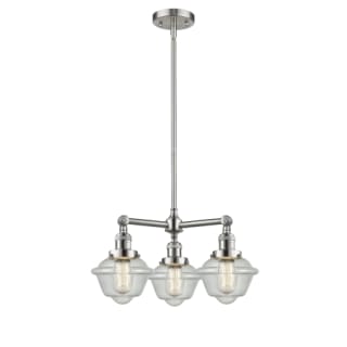 A thumbnail of the Innovations Lighting 207 Small Oxford Brushed Satin Nickel / Seedy