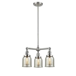 A thumbnail of the Innovations Lighting 207 Small Bell Brushed Satin Nickel / Silver Plated Mercury